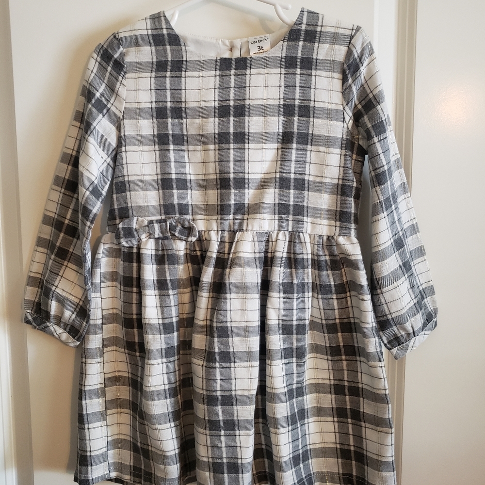 Girls plaid dress